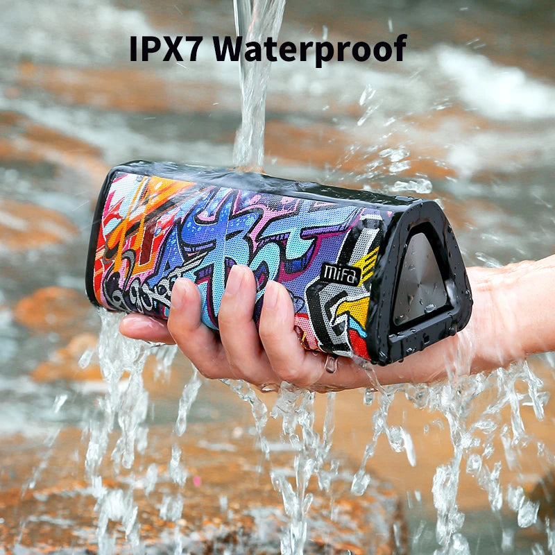 A10 BLUETOOTH SPEAKER 360° SOUND 20W WATERPROOF 24-HOUR PLAYTIME